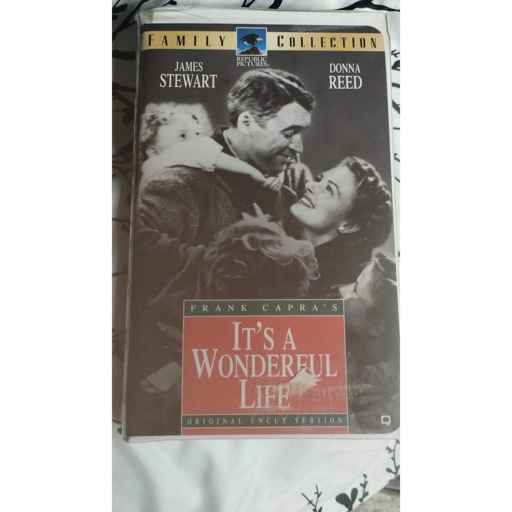 It's a Wonderful Life VHS Sealed Frank Capra Family Collection Republic‎ Pics